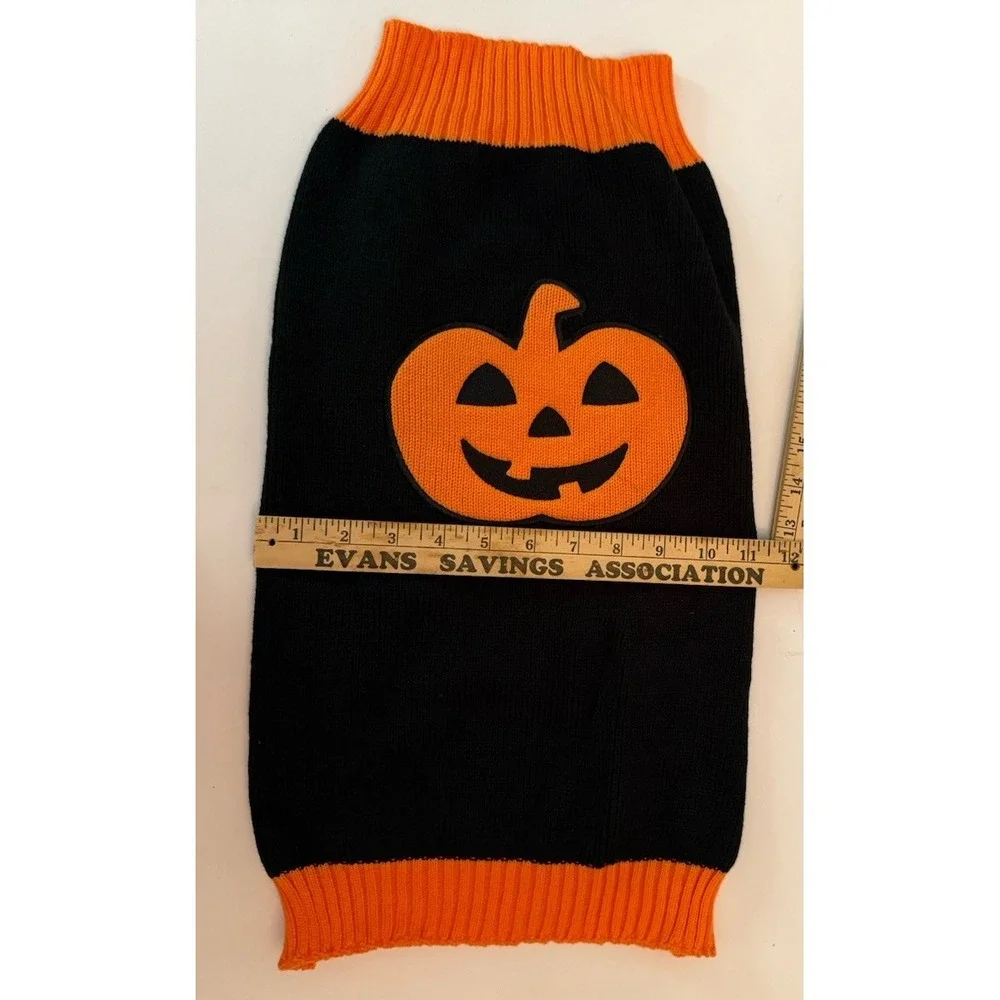 Dog Cat Jack O'Lantern Sweater Pet Halloween Pullover Warm Autumn‎ XL